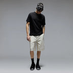 Stacked Flow Tee - Pitch Black