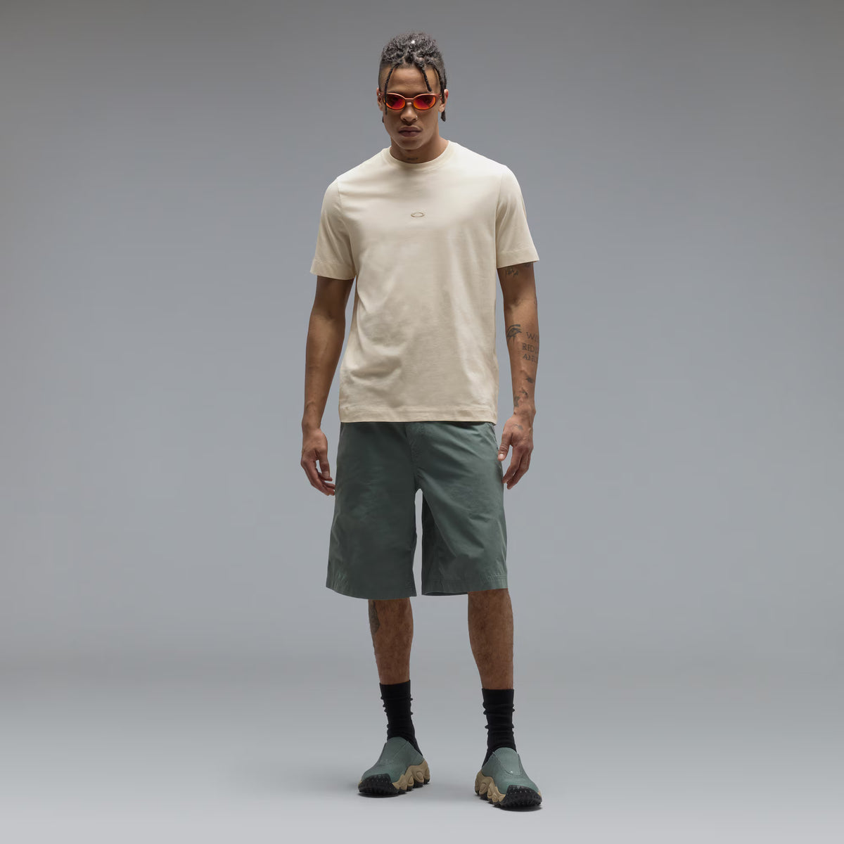 Stacked Flow Tee - Mist