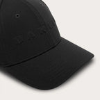 Bark Embossed Hat - Pitch Black/Flame Red