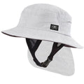 Indo Stiff Peak Surf Hat - White Marle