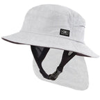 Indo Stiff Peak Surf Hat - White Marle