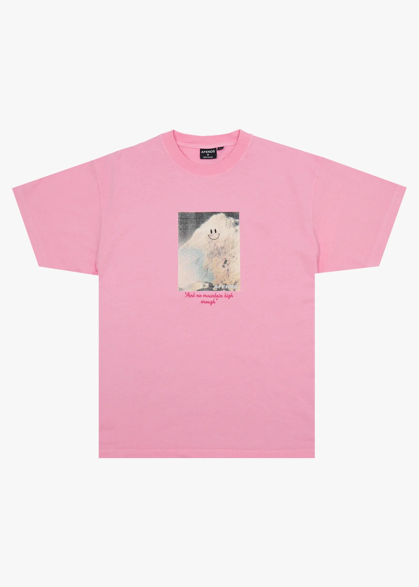 Too High Recycled HW Boxy Fit Tee - Vintage Pink