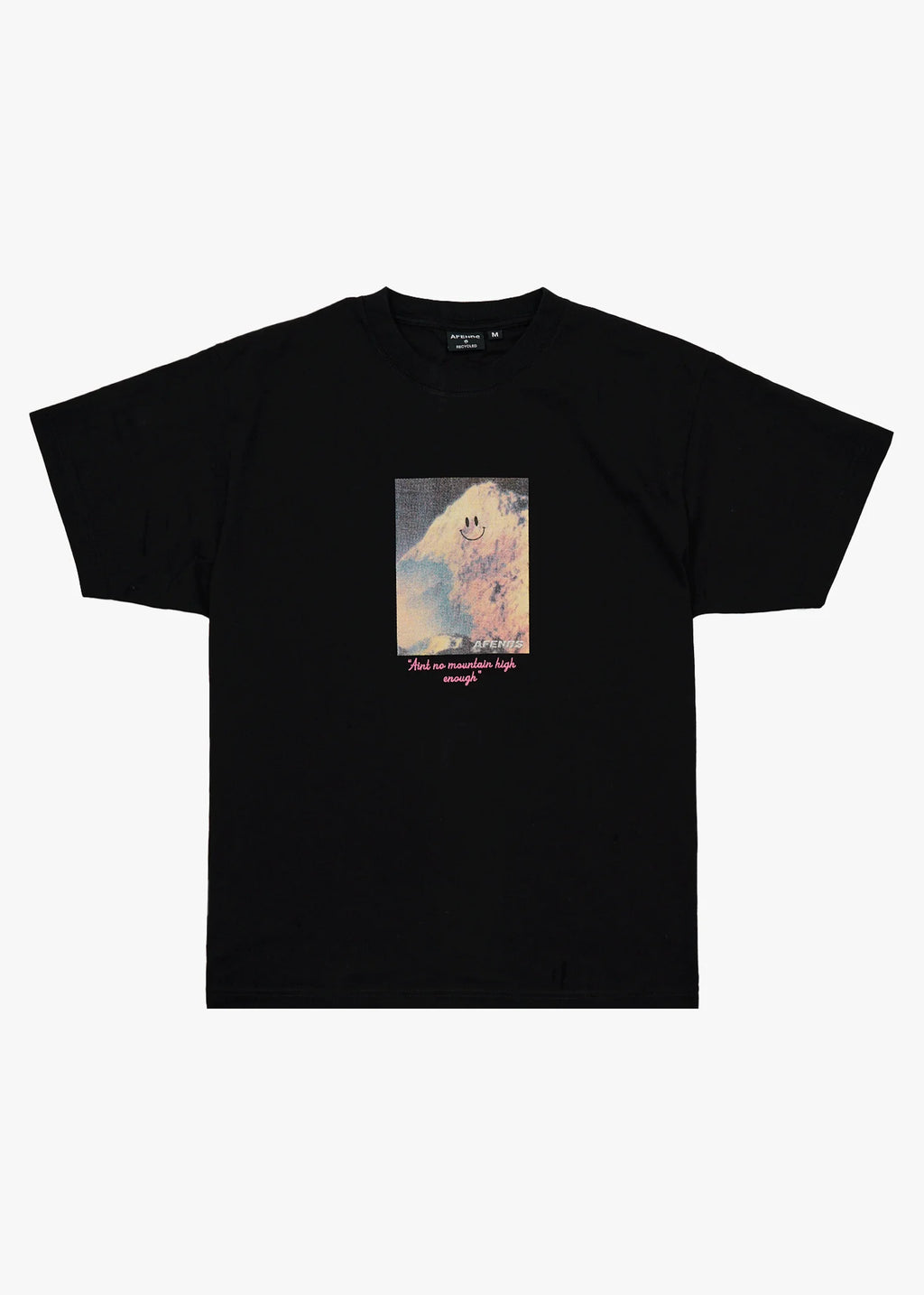 Too High Recycled HW Boxy Fit Tee - Black
