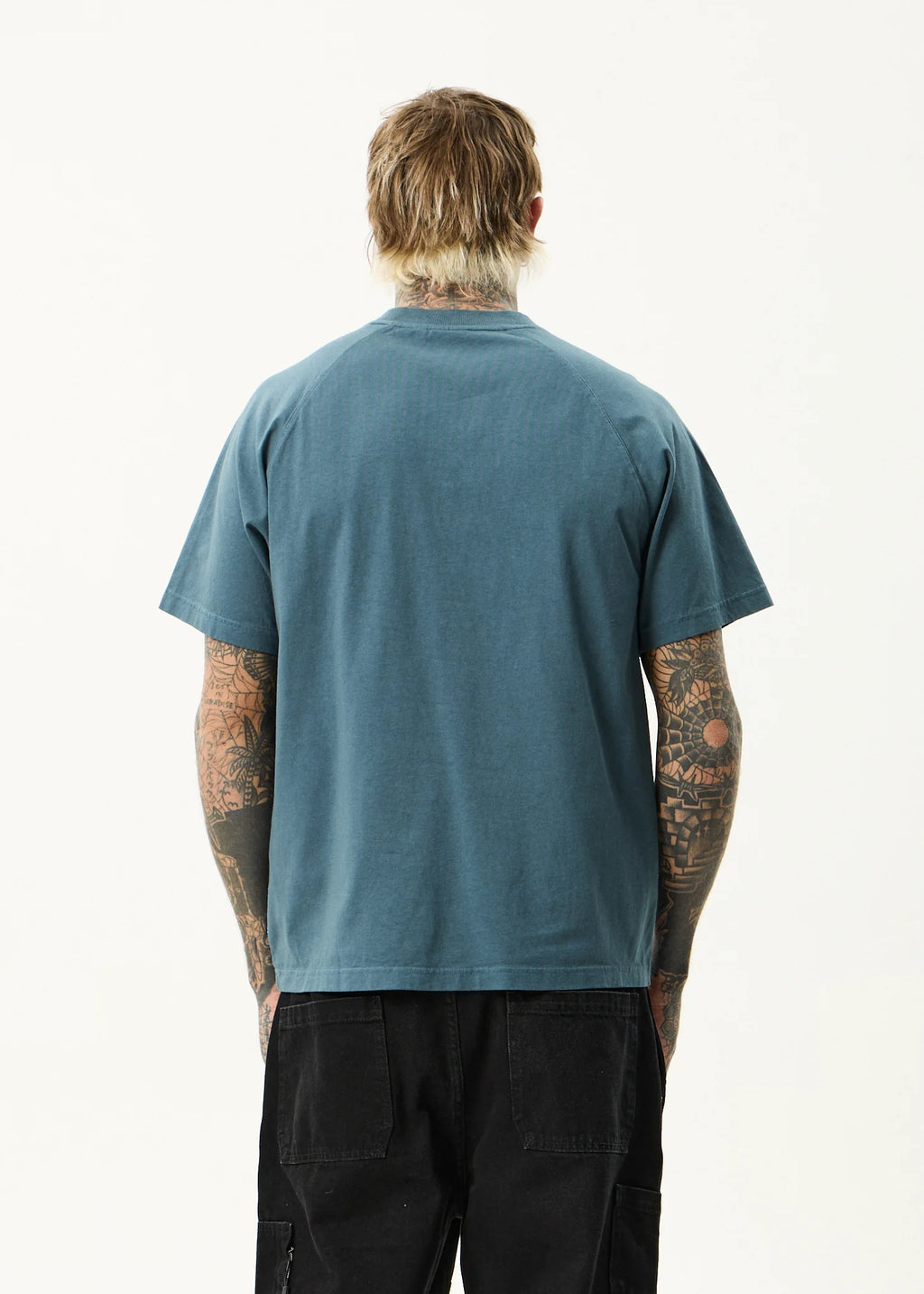 Bats Recycled Raglan Boxy Fit Tee - Fuel