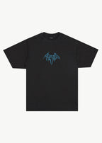 Bats Recycled Raglan Boxy Fit Tee - Stone Black
