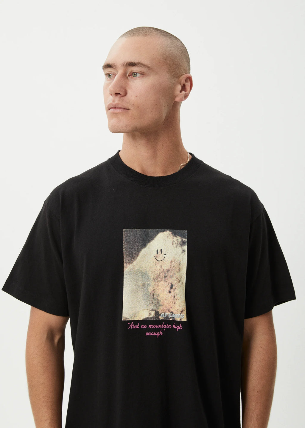 Too High Recycled HW Boxy Fit Tee - Black