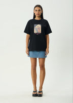 Too High Recycled HW Boxy Fit Tee - Black