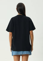 Too High Recycled HW Boxy Fit Tee - Black