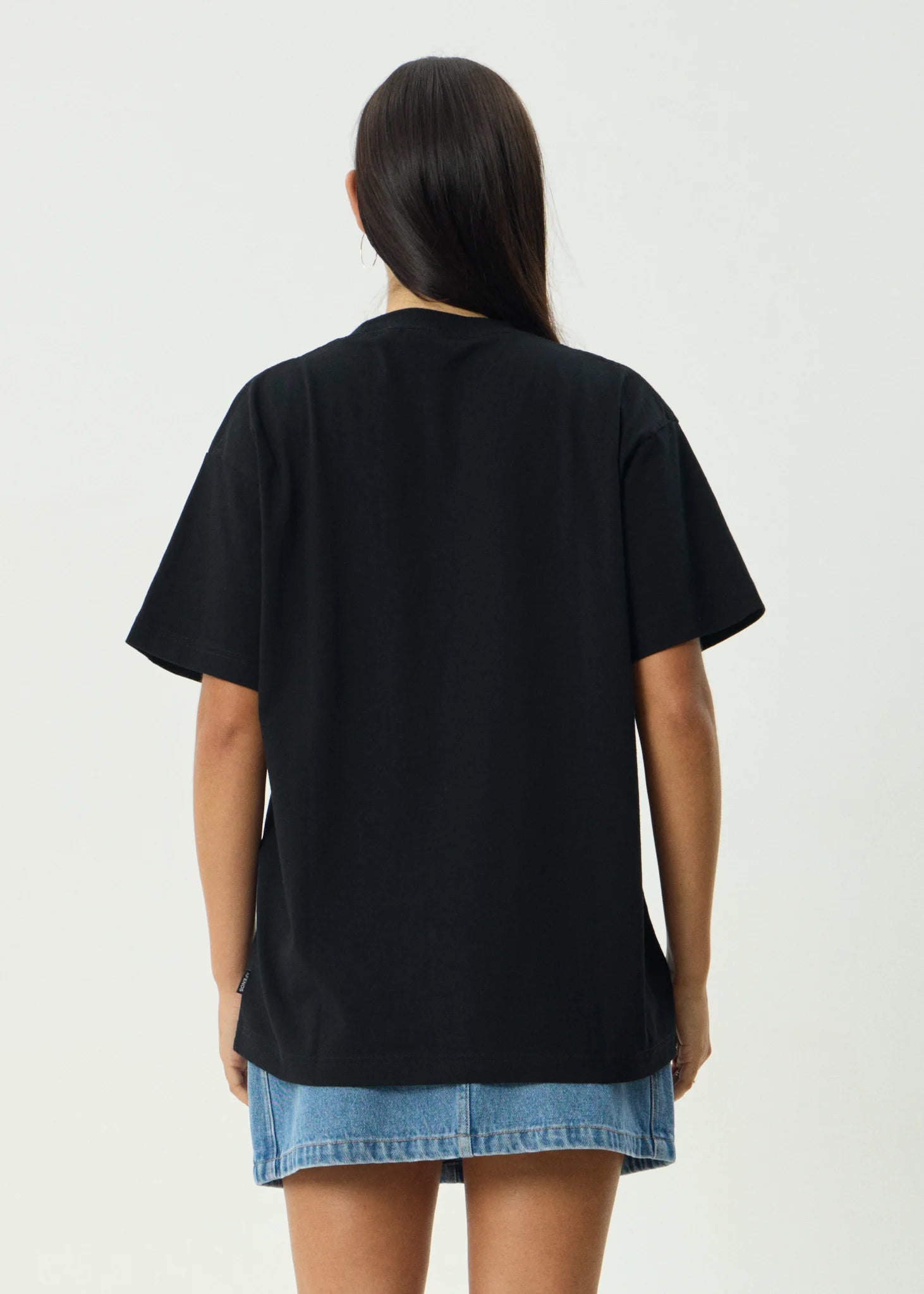 Too High Recycled HW Boxy Fit Tee - Black