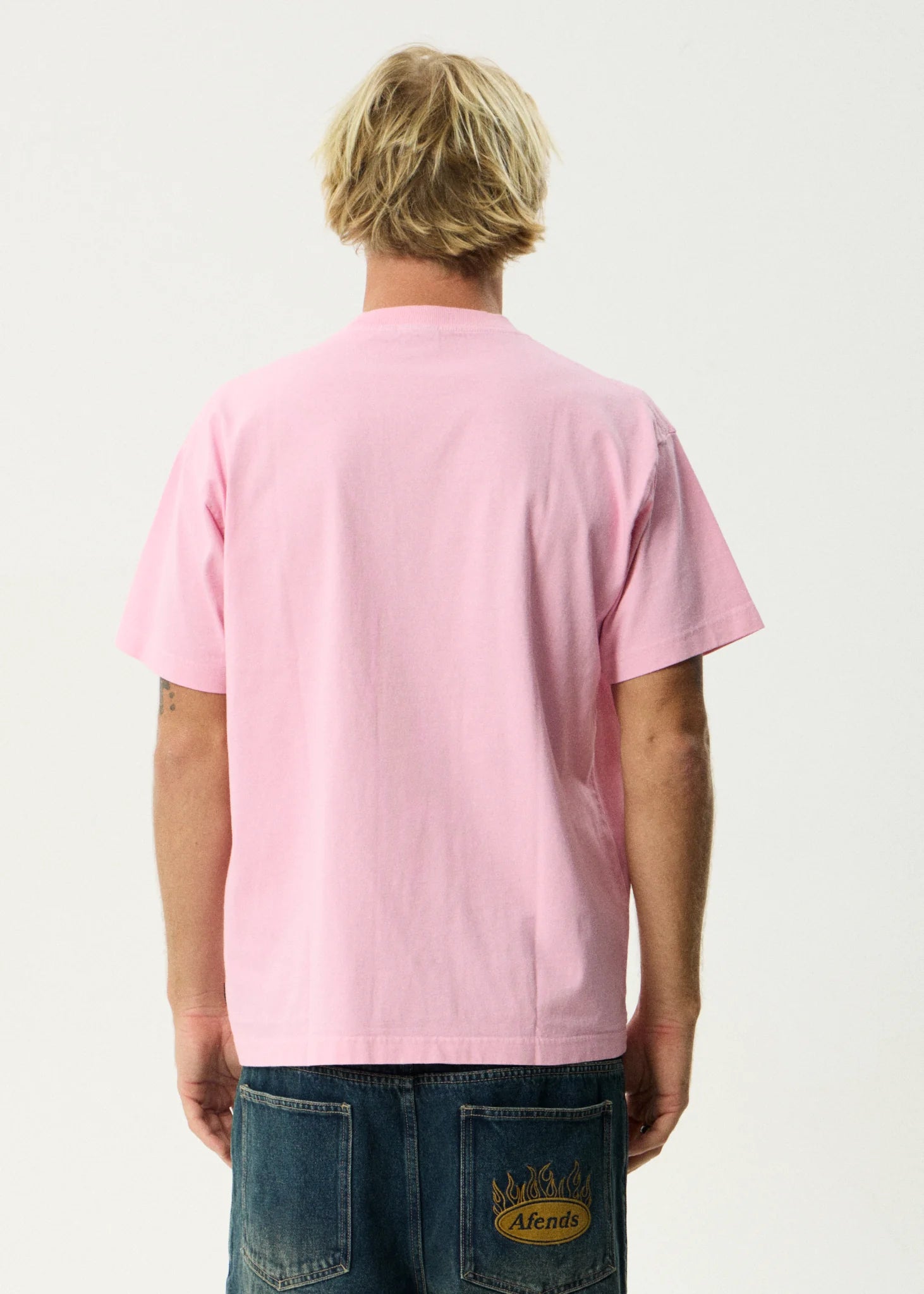 Too High Recycled HW Boxy Fit Tee - Vintage Pink