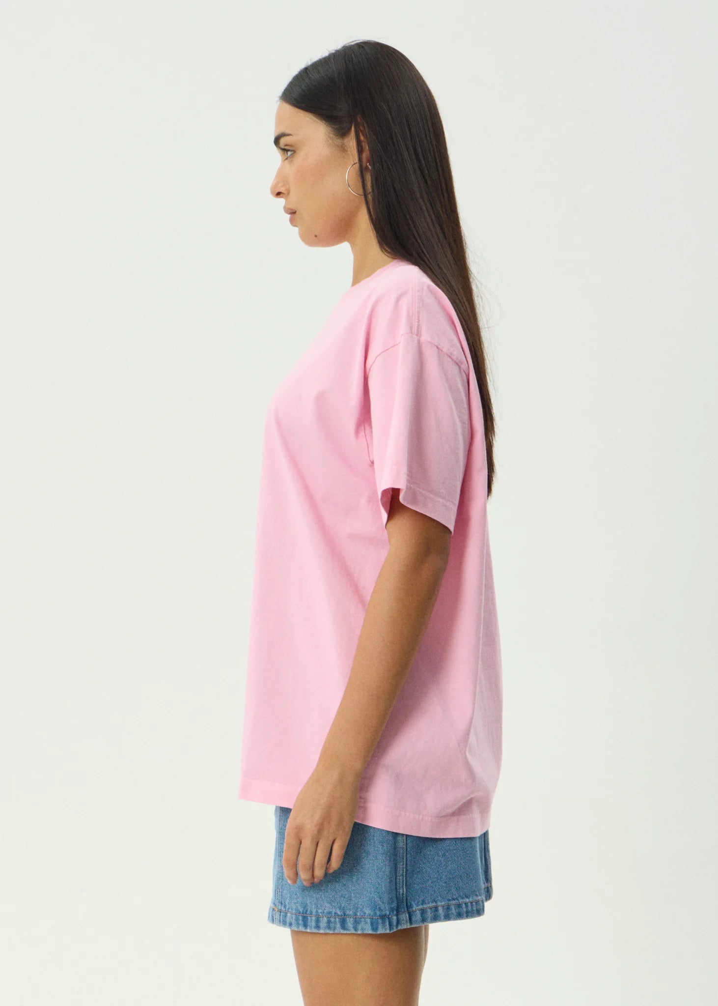 Too High Recycled HW Boxy Fit Tee - Vintage Pink