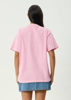 Too High Recycled HW Boxy Fit Tee - Vintage Pink