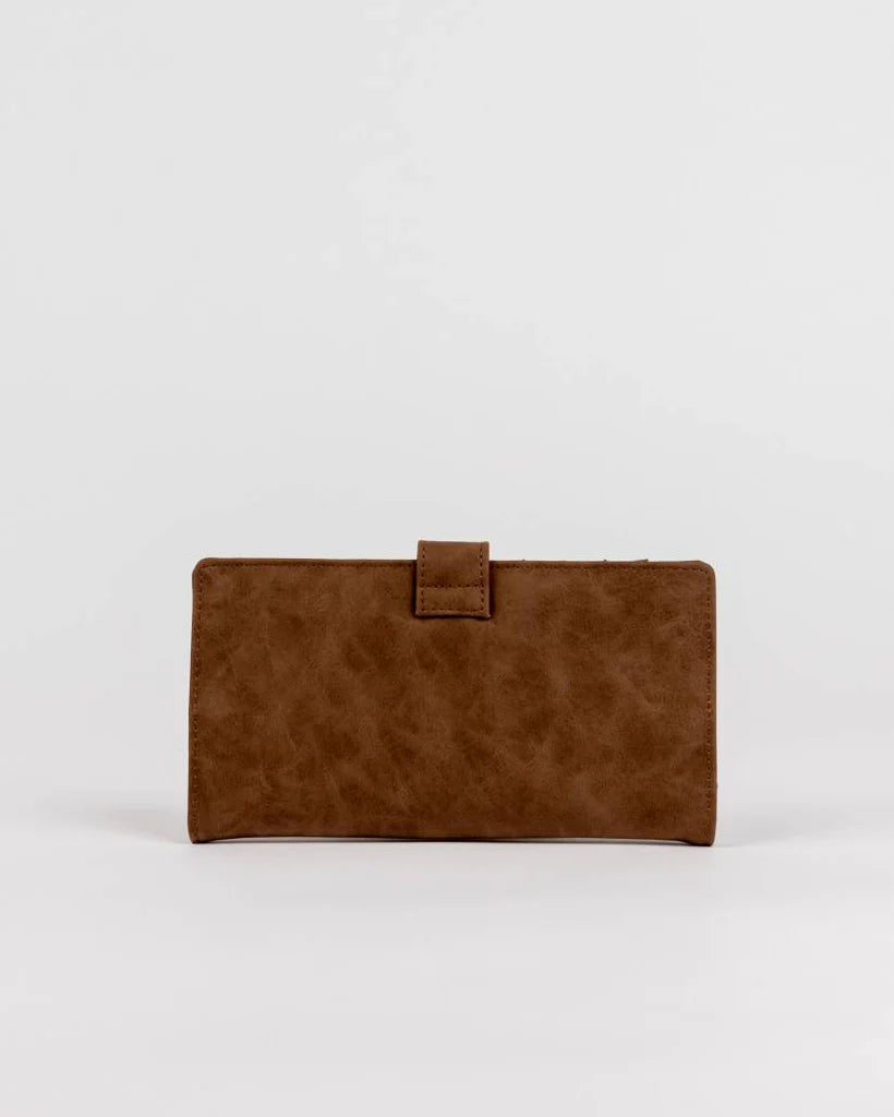 Bobbi Suede Flap Wallet