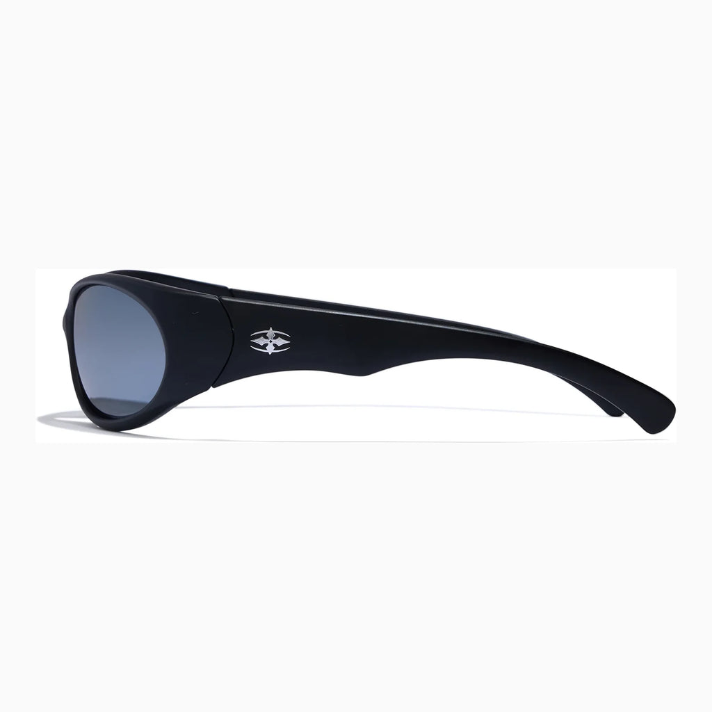 Ritual Vision Teenage Zero Sunglasses - Velocity 21 Matte Black + Silver-Grey Polarised