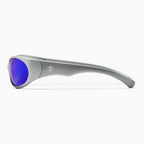 Ritual Vision Demon Speed Sunglasses - Velocity 21 Matte Chrome + Blue Reflective Polarised