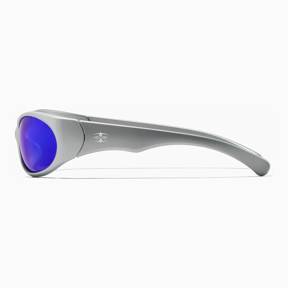 Ritual Vision Demon Speed Sunglasses - Velocity 21 Matte Chrome + Blue Reflective Polarised