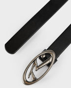 R Dot Buckle Leather Belt