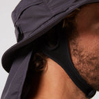 Indo Stiff Peak Surf Hat - Charcoal