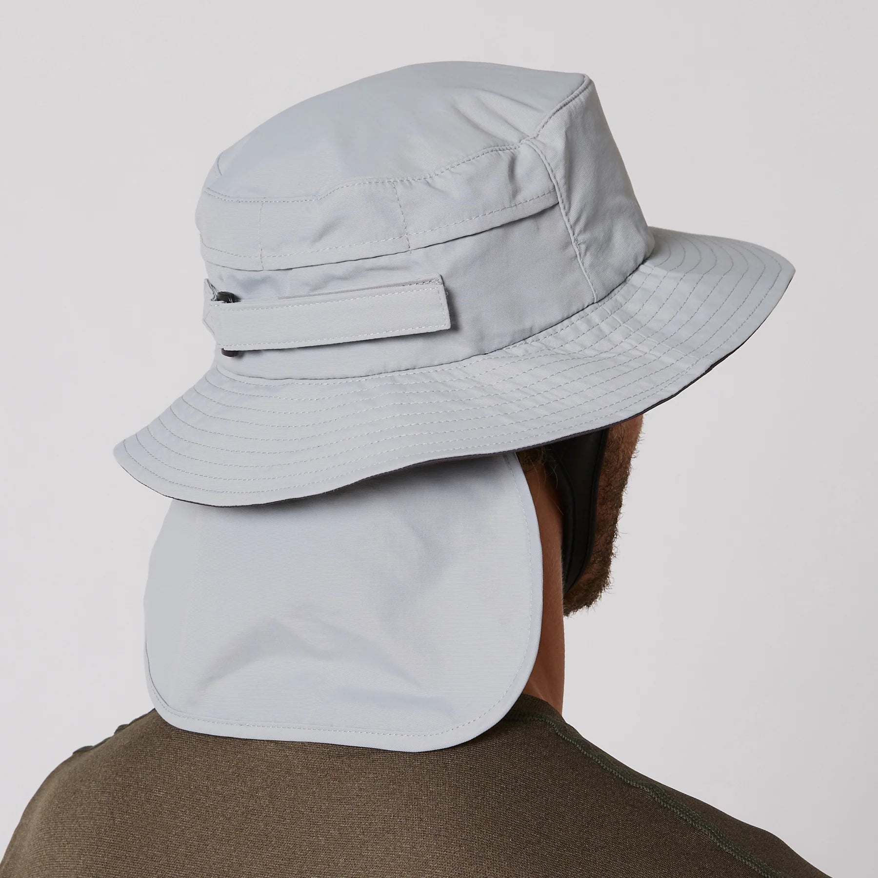 Indo Stiff Peak Surf Hat - Grey