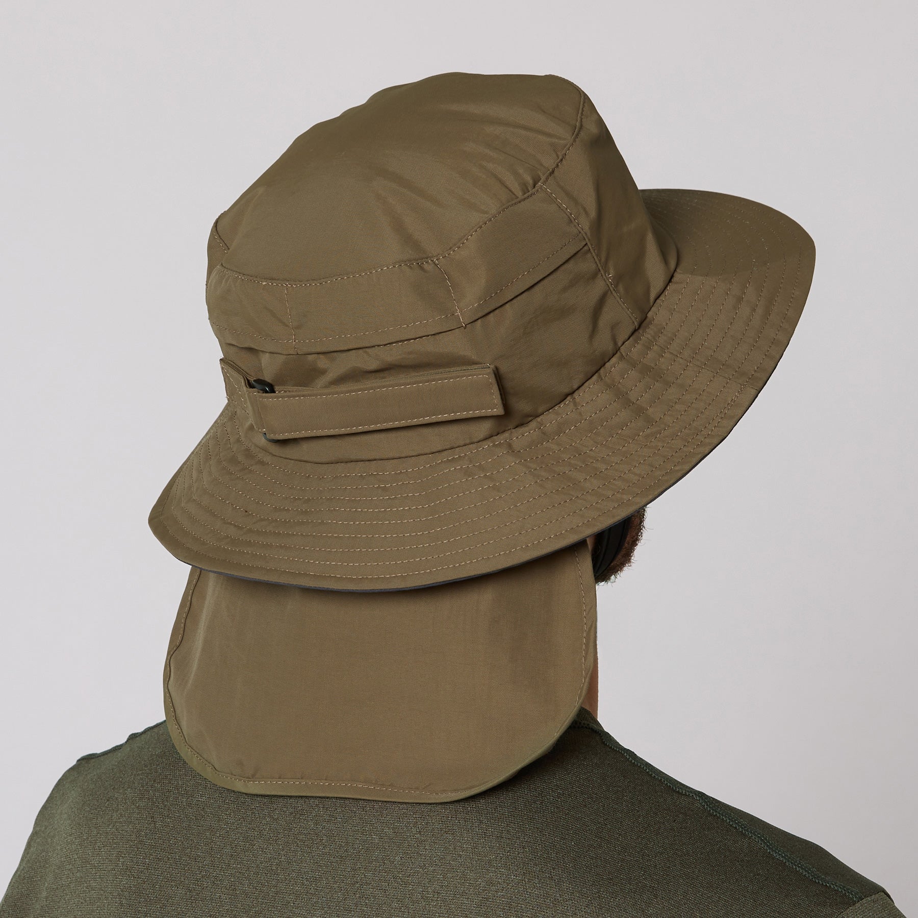 Indo Stiff Peak Surf Hat - Olive