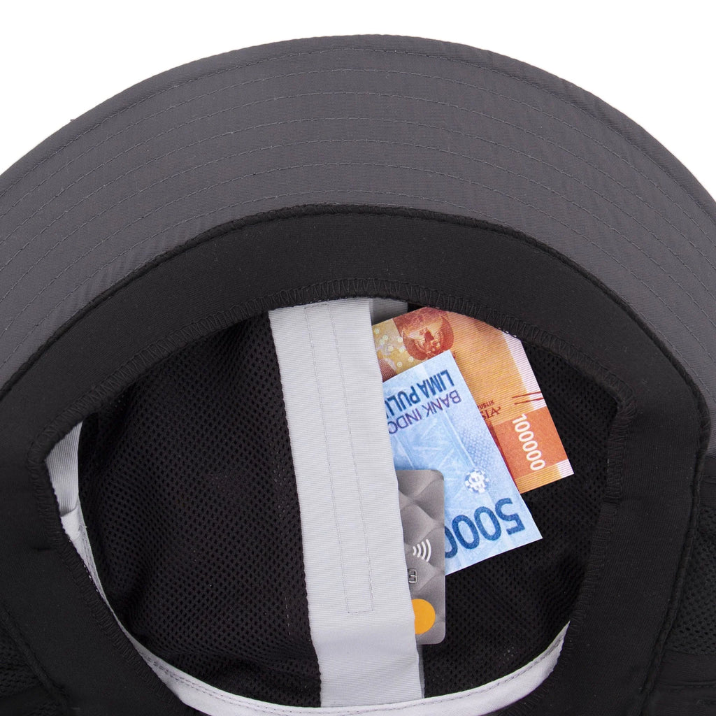 Indo Stiff Peak Surf Hat - Grey