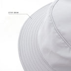 Indo Stiff Peak Surf Hat - Grey