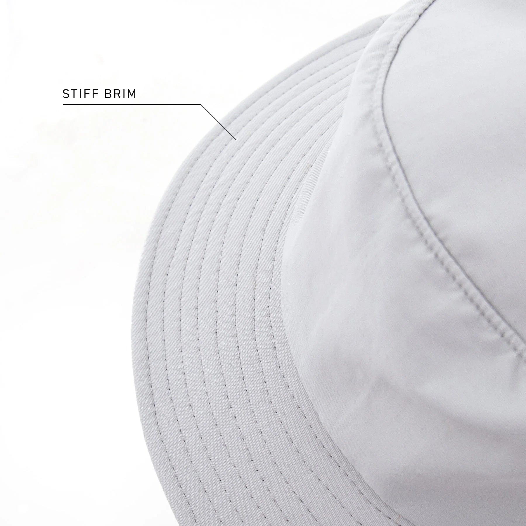 Indo Stiff Peak Surf Hat - Grey
