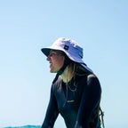 Indo Stiff Peak Surf Hat - Pale Lilac