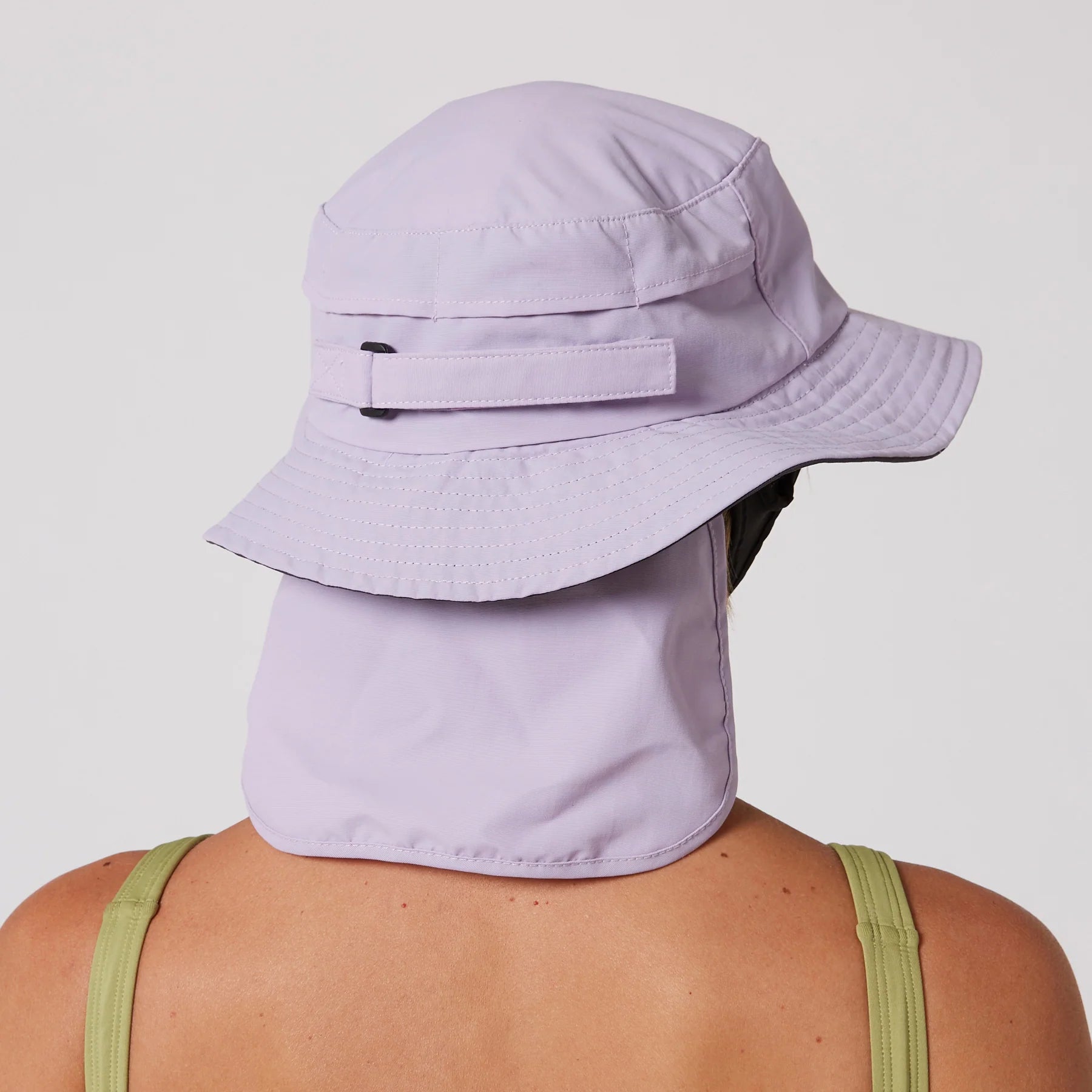 Indo Stiff Peak Surf Hat - Pale Lilac