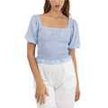Rhythm - Maisy Check Smocked Top - Velocity 21