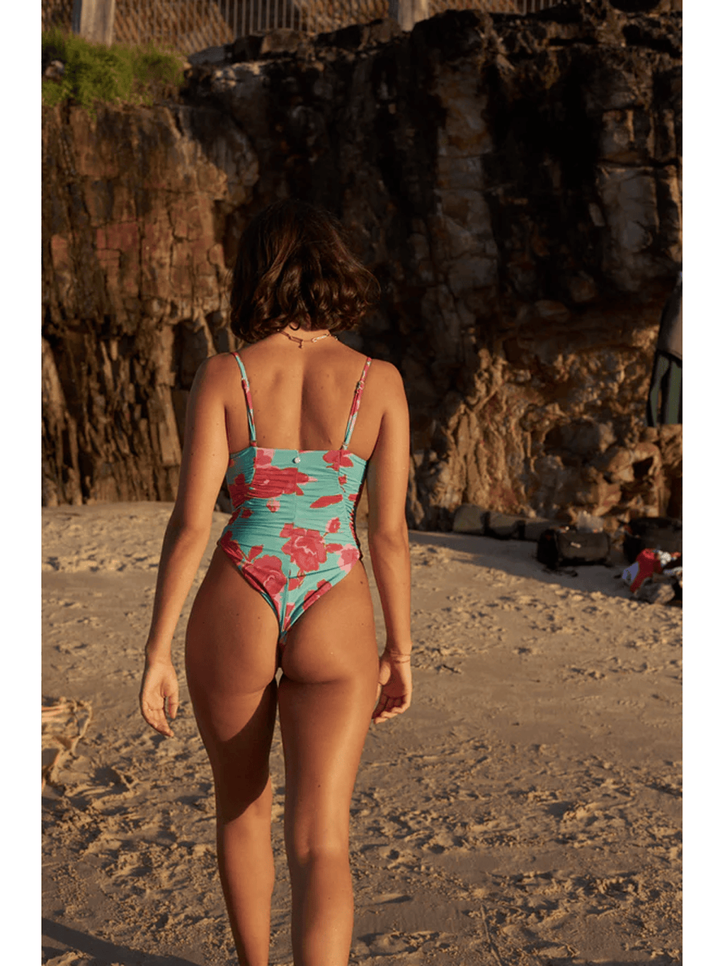 Rhythm - Inferna Floral Scrunched Side One Piece - Velocity 21