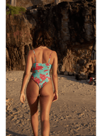 Rhythm - Inferna Floral Scrunched Side One Piece - Velocity 21
