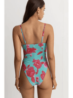 Rhythm - Inferna Floral Scrunched Side One Piece - Velocity 21