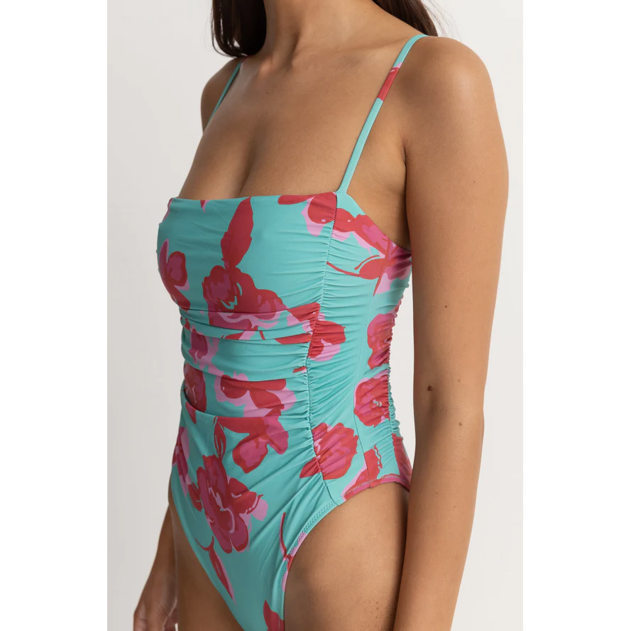 Rhythm - Inferna Floral Scrunched Side One Piece - Velocity 21