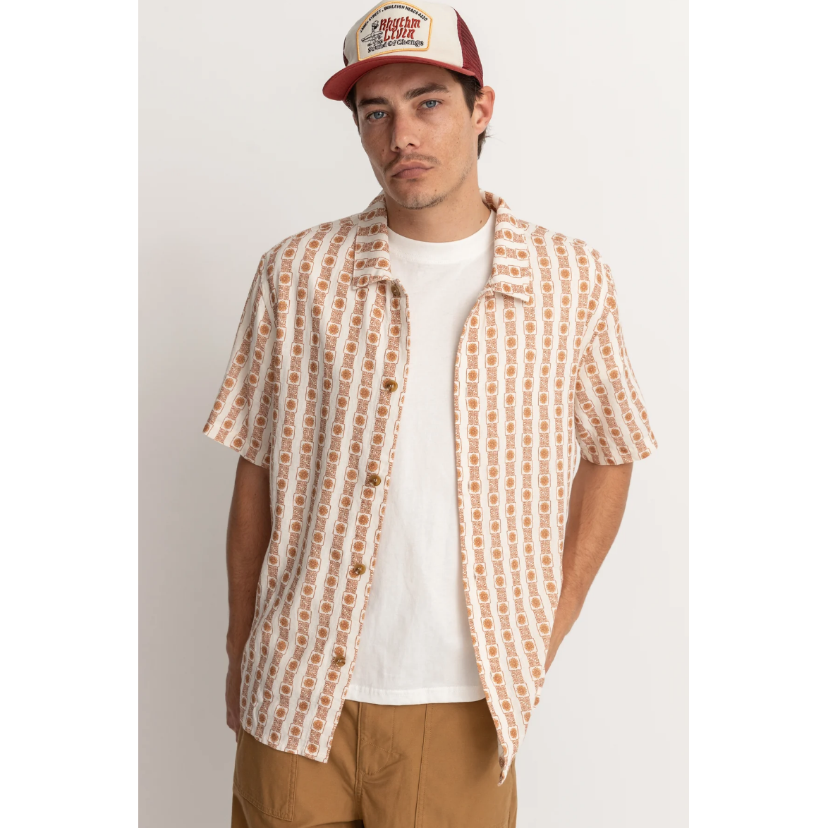 Stussy - Tile Stripe SS Shirt - Velocity 21