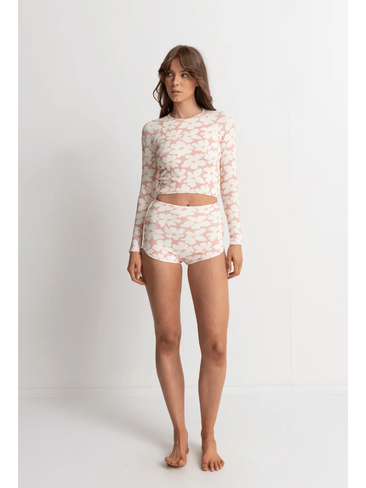 Rhythm - Mimi Floral Long Sleeve Surf Top - Velocity 21