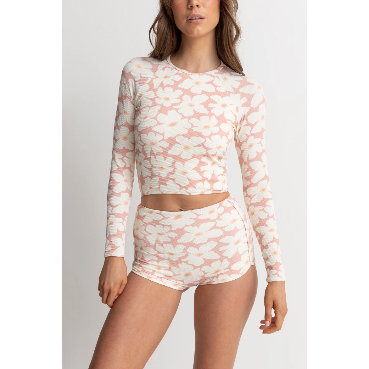 Rhythm - Mimi Floral Long Sleeve Surf Top - Velocity 21