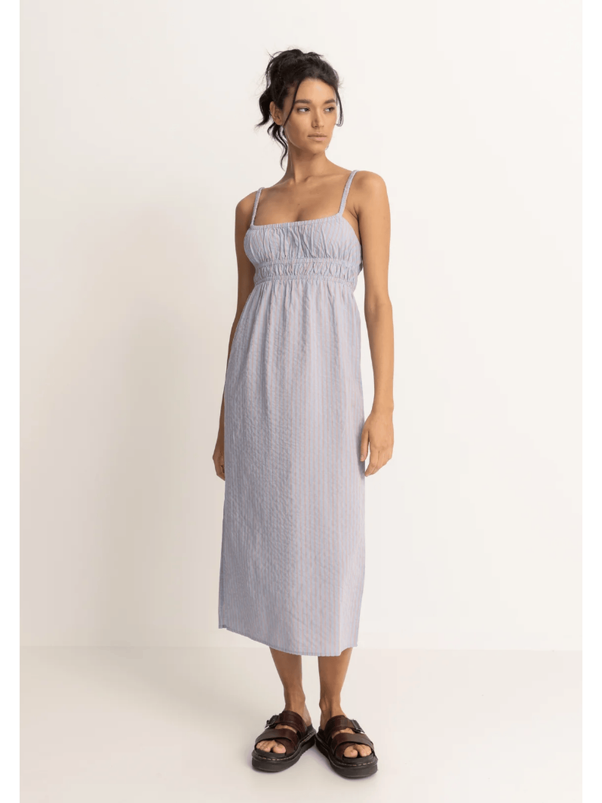 Rhythm - Paridiso Babydoll Midi Dress - Velocity 21