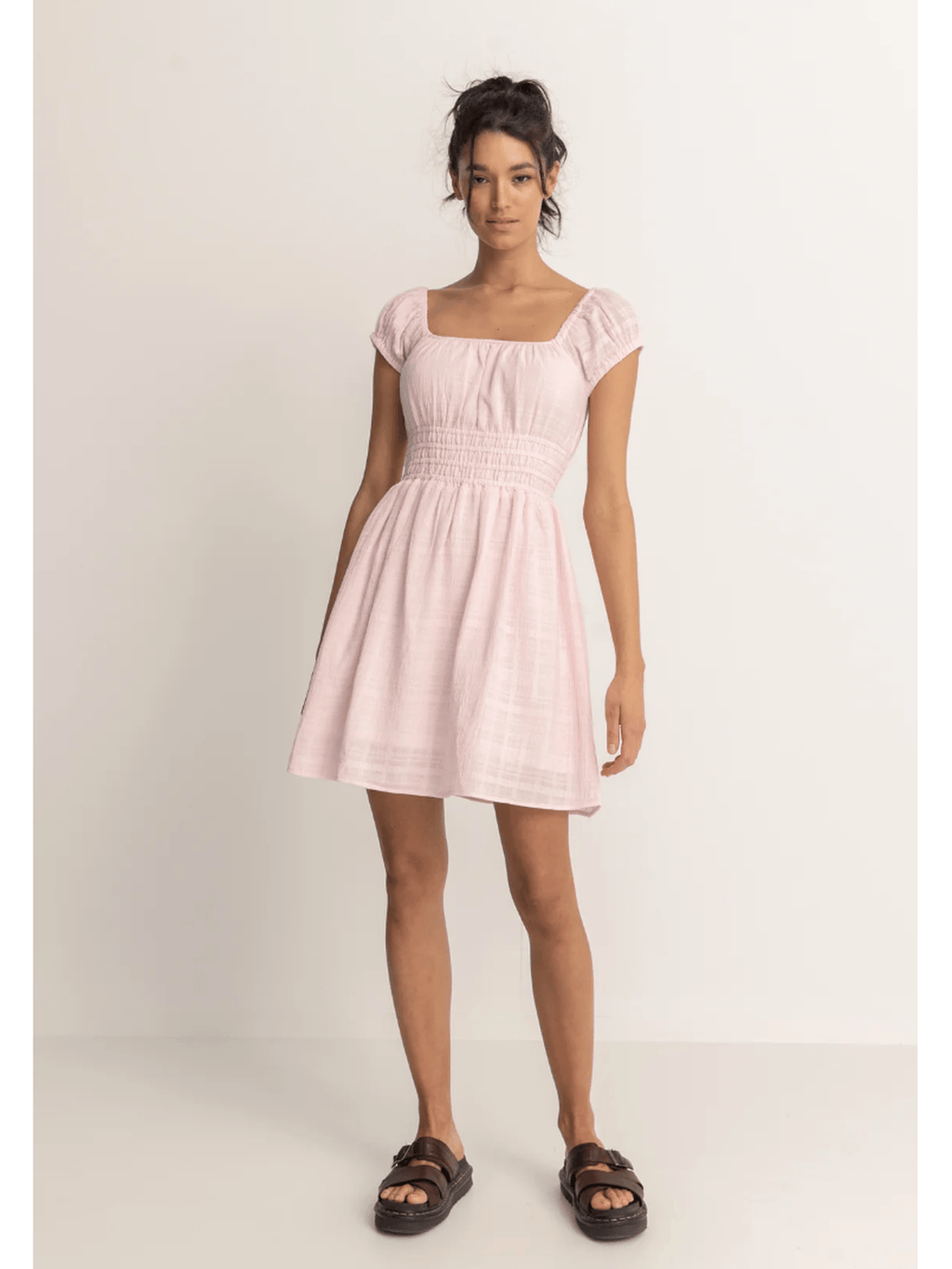 Rhythm - Washed Out Cap Sleeve Dress - Velocity 21