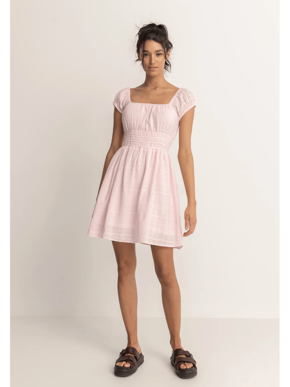 Rhythm - Washed Out Cap Sleeve Dress - Velocity 21