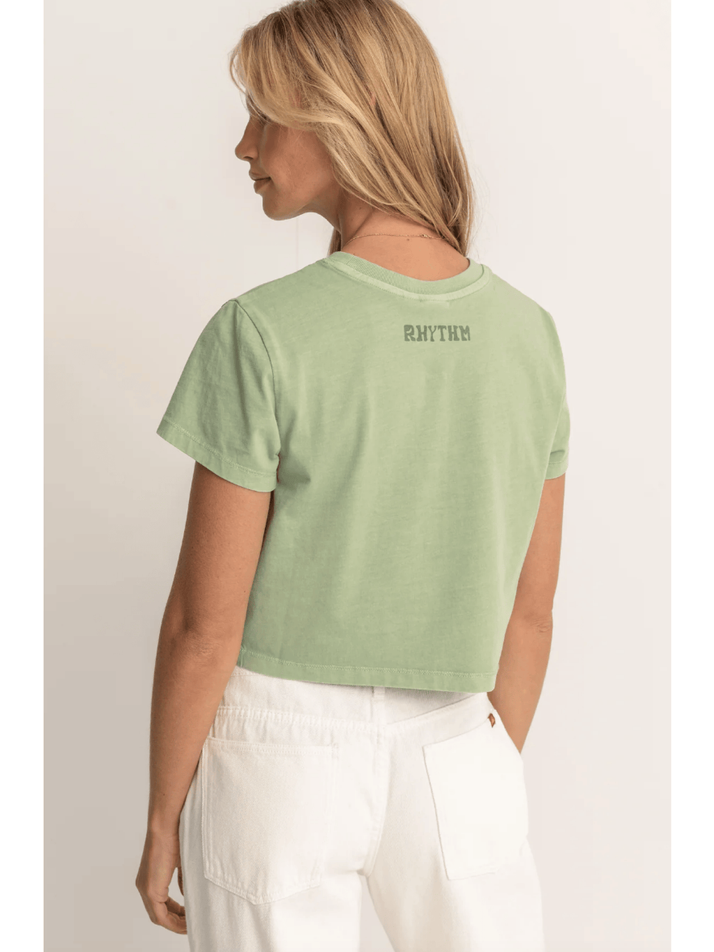 Rhythm - Island Hour Vintage Crop Crew Tee - Velocity 21