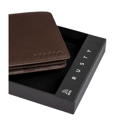 Rusty - High River 2 Leather Wallet - Dark Coffee - Velocity 21