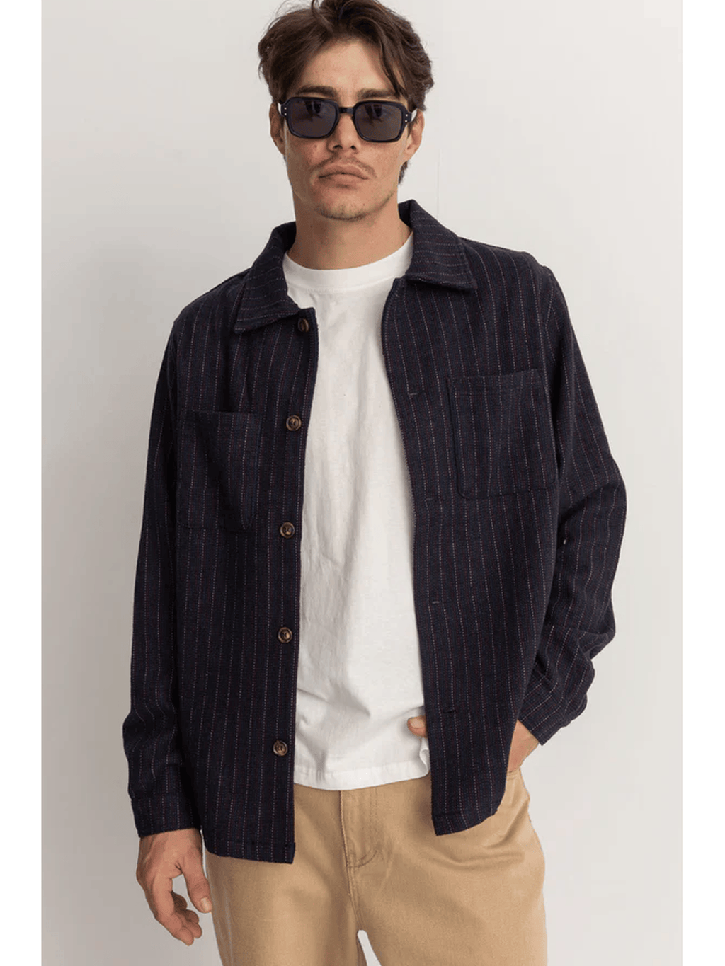 Rhythm - Sonny Long Sleeve Overshirt - Velocity 21