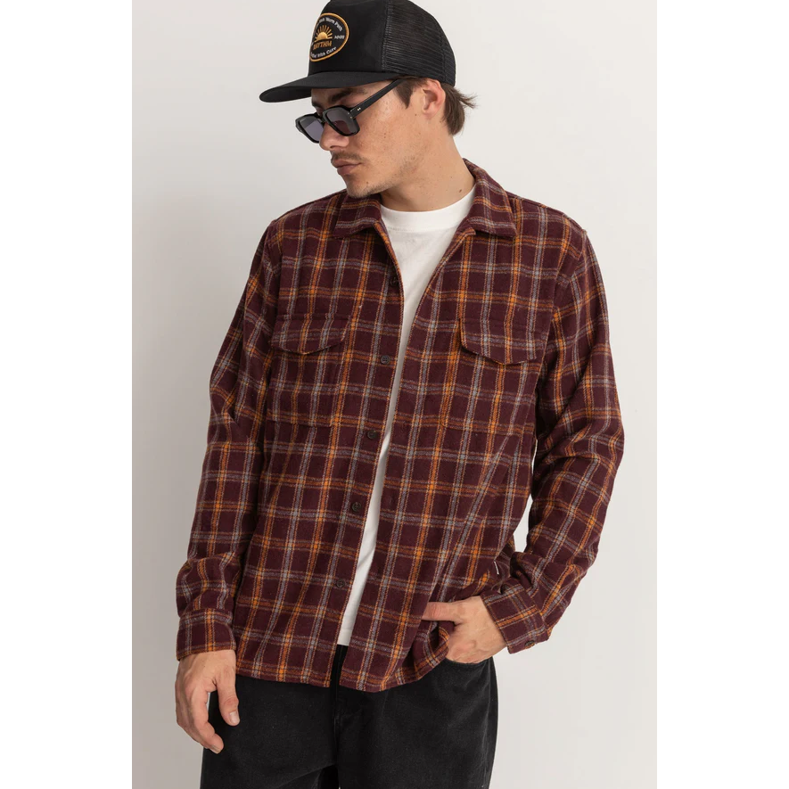 Rhythm - Check LS Flannel Shirt - Velocity 21