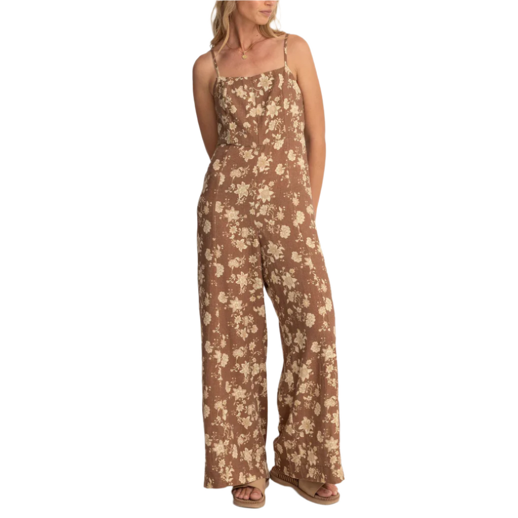 Rhythm - Nova Paisley Wide Leg Jumpsuit - Velocity 21