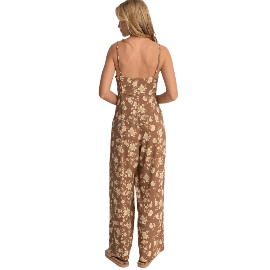Rhythm - Nova Paisley Wide Leg Jumpsuit - Velocity 21