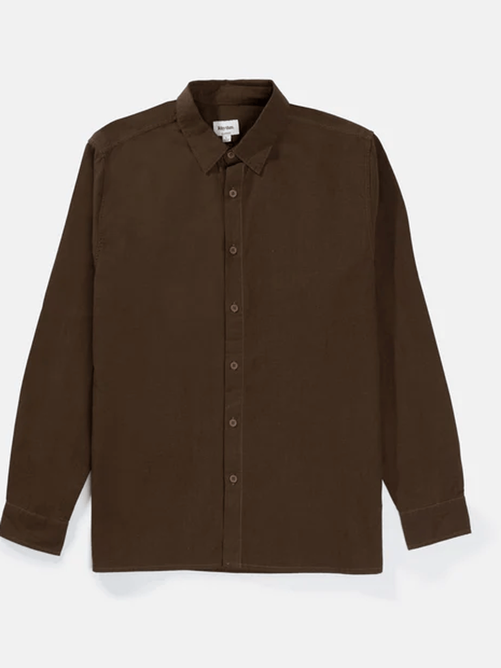 Rhythm - Classic Linen LS Shirt - Chocolate - Velocity 21
