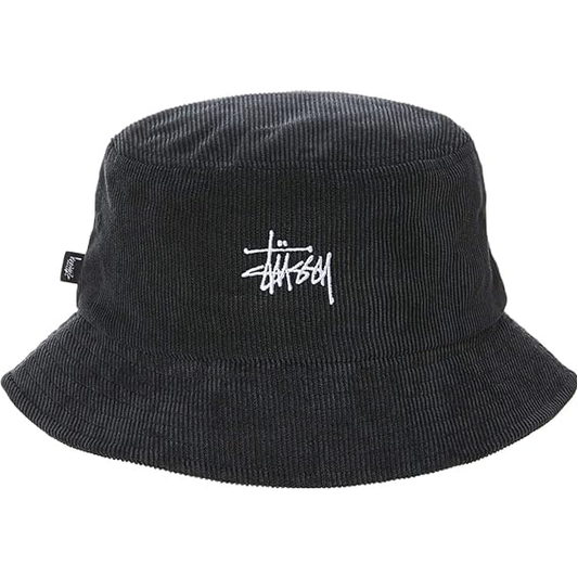 Stussy - Graffiti Cord Bucket Hat - Black - Velocity 21