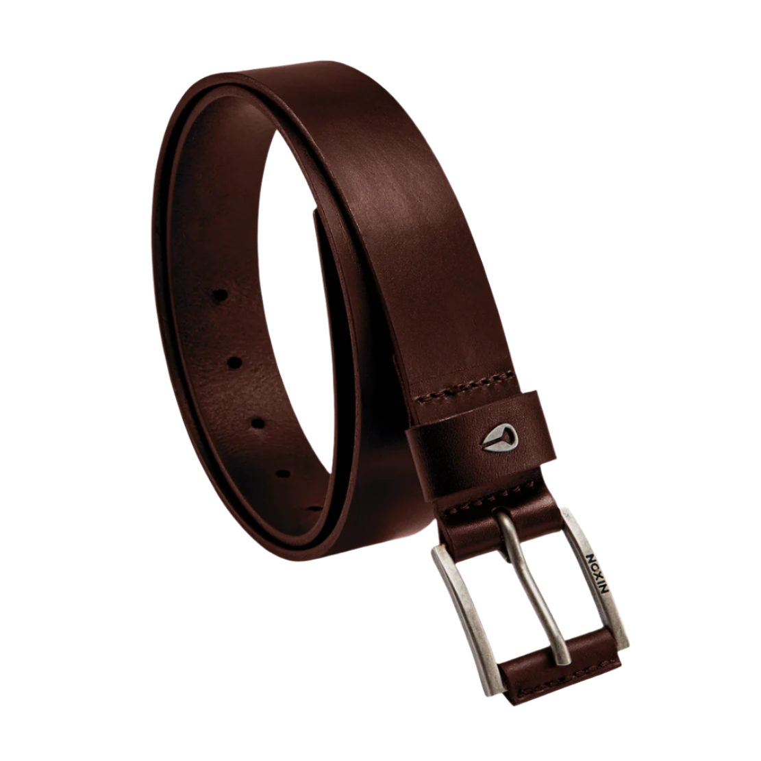 Nixon - Americana Leather Belt - Dark Brown - Velocity 21