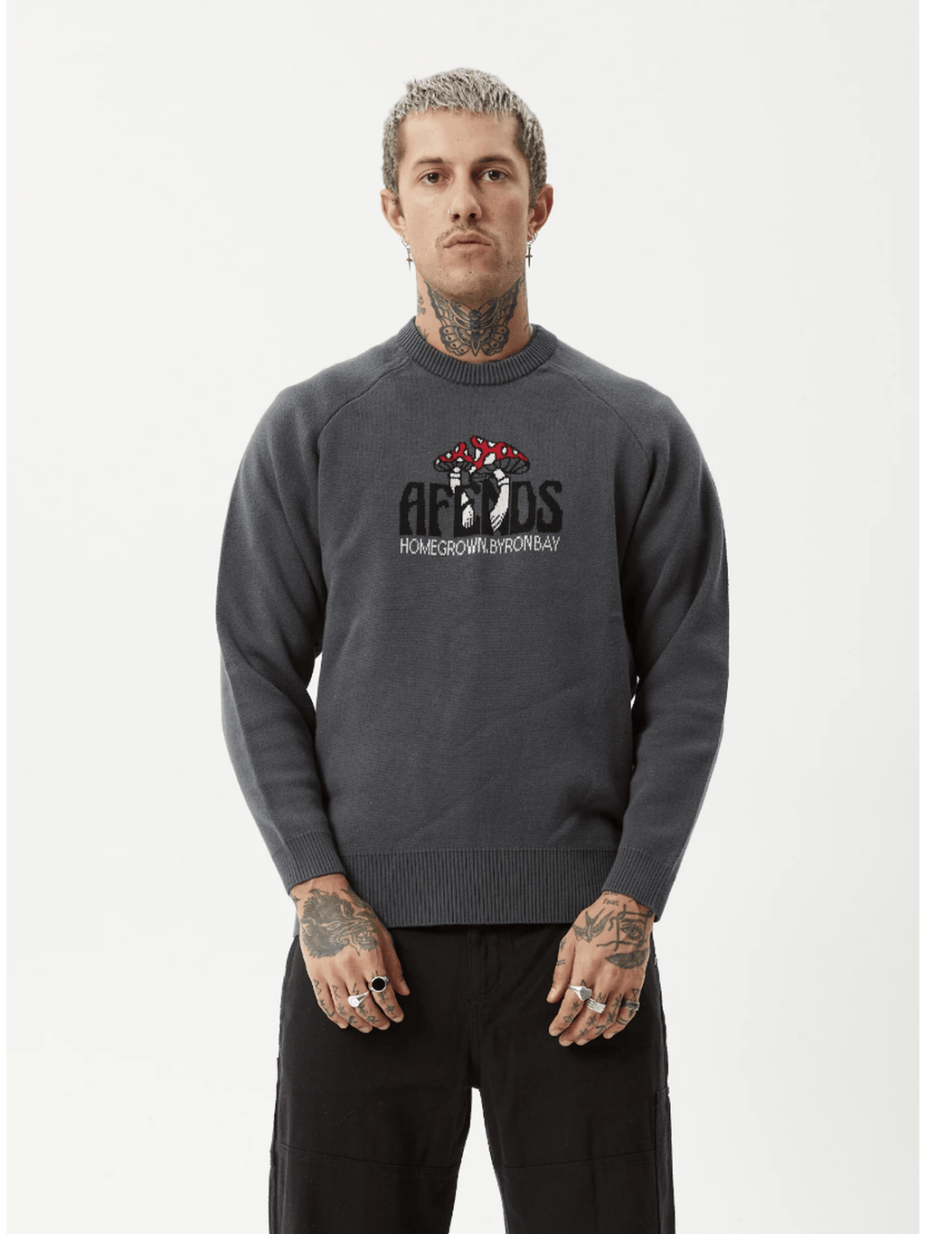 Afends - Let It Grow Recycled Raglan Knit - Velocity 21